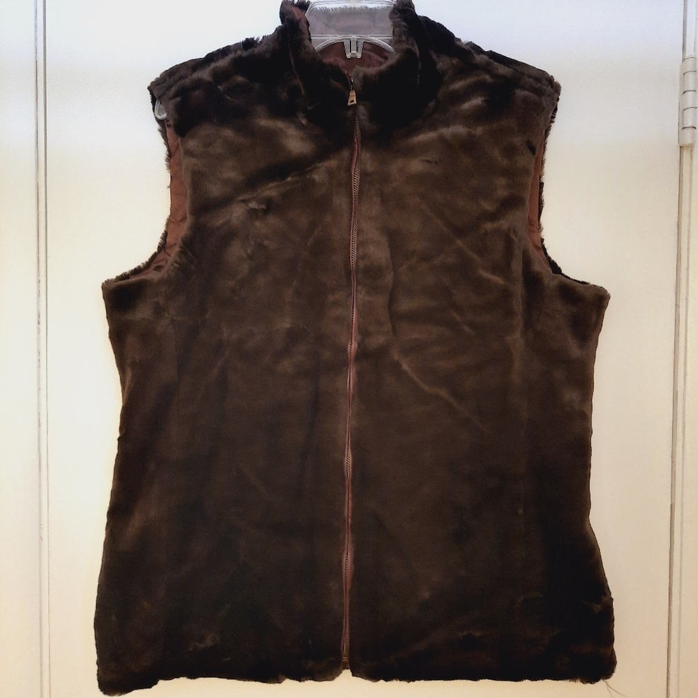 Marc New York brown soft leather removable lined insulated jacket size XL. - Picture 13 of 16